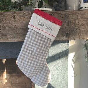 pottery barn stocking

 Landon

personalized